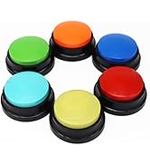 Voice Recording Button, Dog Buttons for Communication Pet Training Buzzer, 30 Second Record &amp; Pla...