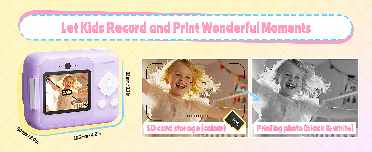 TYPONOS Instant Digital Print Camera