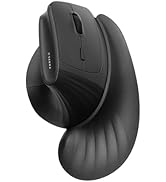SANWA Wireless Ergonomic Mouse for Large Hands, Silent Click Vertical Mice with Removable Wrist R...