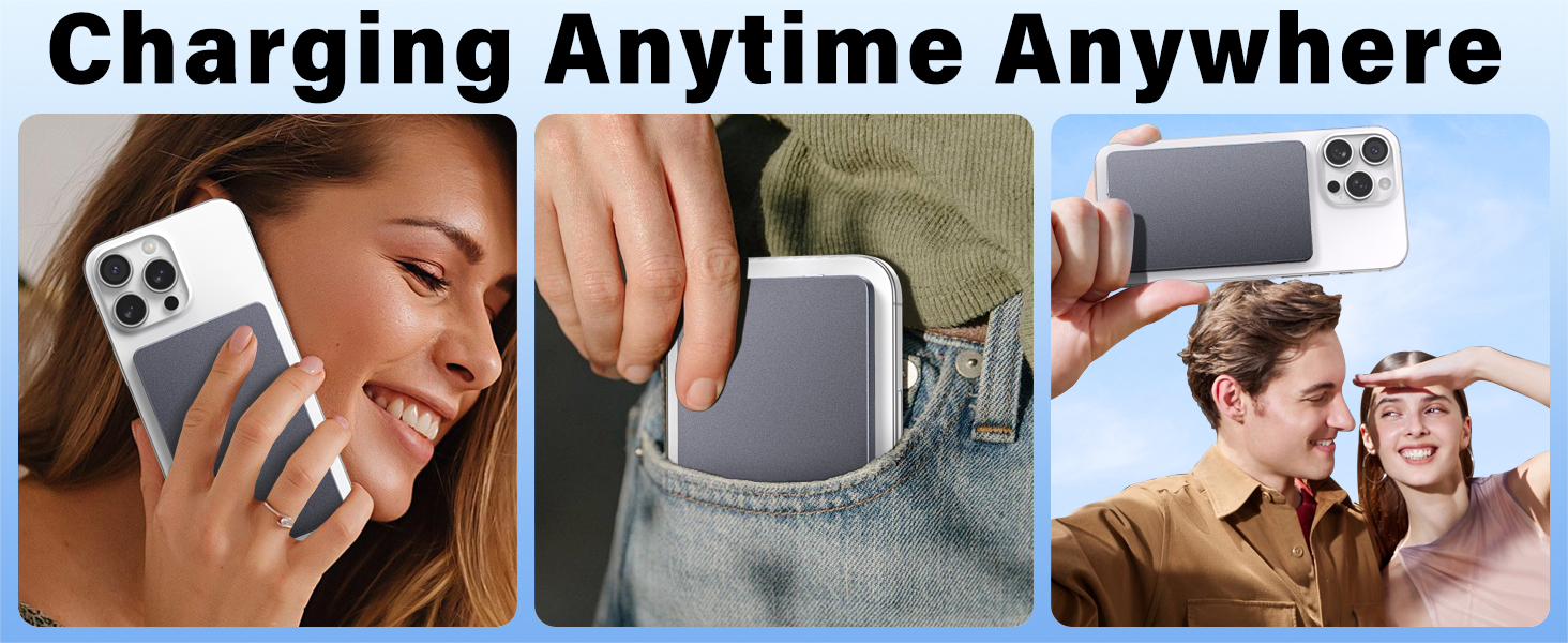 portable charger wireless battery pack thin small slim light