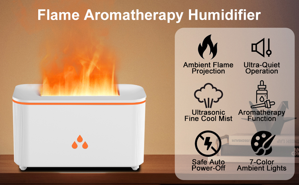 Flame Aromatherapy Humidifier