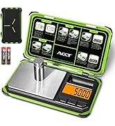 ACCT Precision Pocket Scale, 200gx0.01g Jewelry Gram Scale, Digital Food Scale with LCD Display, ...