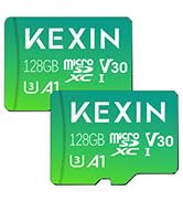 KEXIN 128GB Micro SD Card 2 Pack with Adapter - Up to 90MB/s 4K, V30, A1, C10, 4K UHD High Speed ...