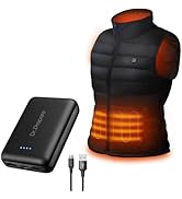 Dr. Prepare Unisex Heated Vest and 10000mAh Power Bank Bundle