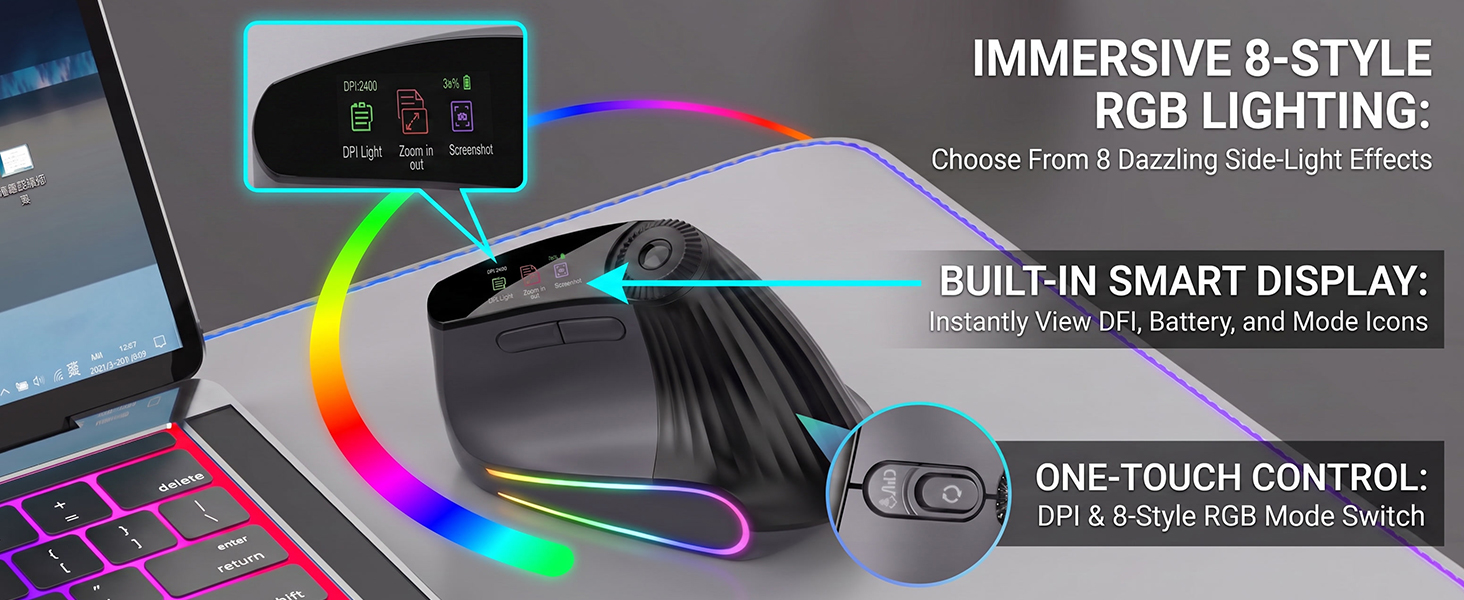 Ergonomic Wireless Mouse