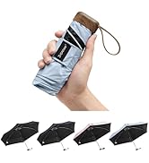 G4Free Mini Travel Folding Umbrella for Purse, Compact UPF 50+ UV Protection Sun &amp; Rain Small Umb...