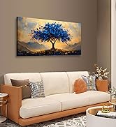 Tree of Life Pictures Canvas Wall Art for Living room Office Bedroom Wall Decor,Ginkgo Tree Wall ...