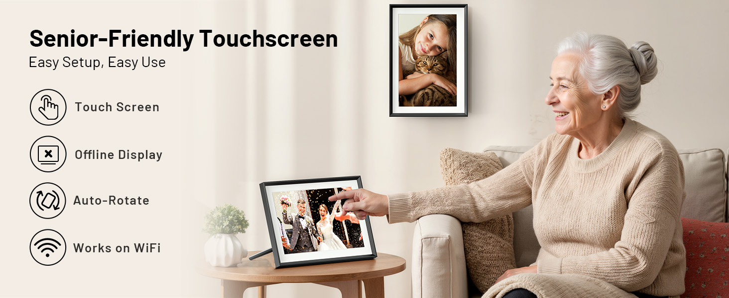 rotating picture frame digital