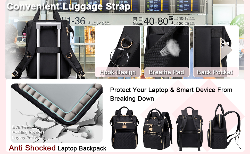 laptop backpack travel lunch backpack lunch bag for women large backpack for women