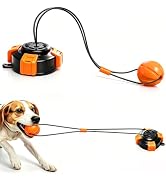 Fuufome Suction Cup Dog Toys for Medium Large Aggressive Chewers | Interactive Tug-of-War Dog Toy...