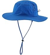 Home Prefer UPF50+ Mens Sun Hat Wide Brim Fishing Hat Womens UV Protection Cap Breathable Mesh Sa...