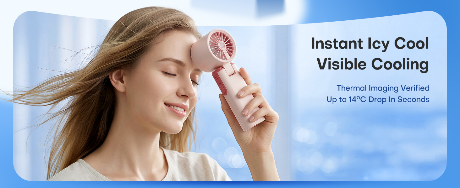 small handheld fan