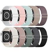 10 Pack Stretchy Bands Compatible with Apple Watch Band 40mm 38mm 41mm 42mm 44mm 45mm 46mm 49mm W...