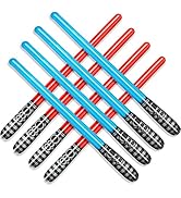 Novelty Place Inflatable Light Saber Sword Toys Set for Kids Party Favors, 30 Inches (Pack of 8)