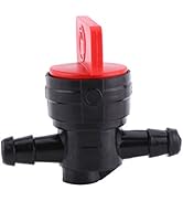 Universal Plastic Motorcycle Fuel Shut Off Valve Petcock 1/4 Inline On/Off Fuel Switch Tap for Br...