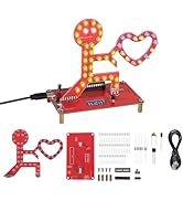 Soldering Learning Kit, ICSTATION Give You My Heart LED Soldering Project Love Proposal RGB LED L...