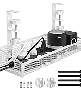 under desk cable management tray