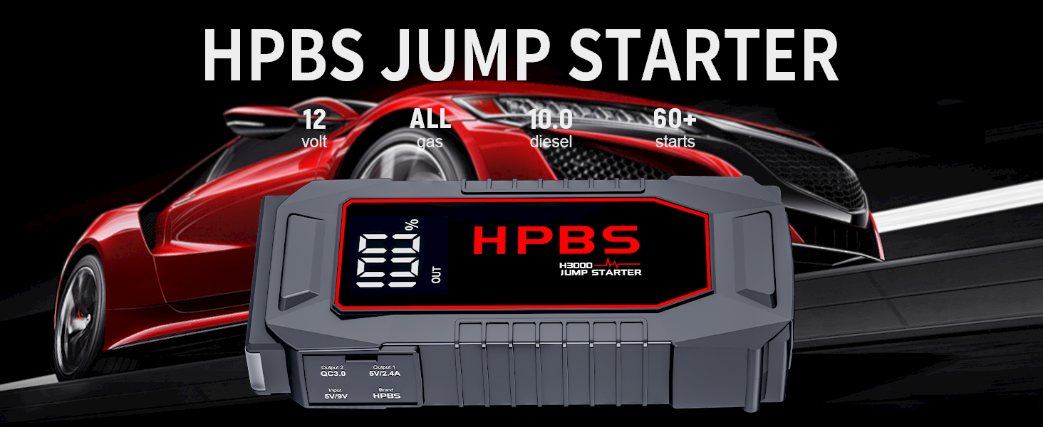 battery jumper starter portable