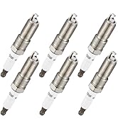 BDFHYK Iridium Spark Plugs LZTR5AGP Compatible with Jeep Wrangler, Compatible with Dodge Grand Ca...