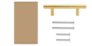 gold cabinet pulls