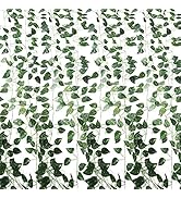 CODE FLORIST Artificial Ivy Fake Greenery Leaf Garland Plants Vine Foliage Flowers Hanging for We...