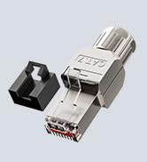 VCELINK CAT7 RJ45 Toolless Connector 6 Pack, Zinc Alloy Shielded Tool Free Ethernet Plug,