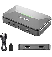 Newmowa 1080P Audio Video Capture Card, USB 3.0 HDMI Video Capture Device for Gaming Teaching Liv...