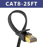 Cat 8 Ethernet Cable 25 ft