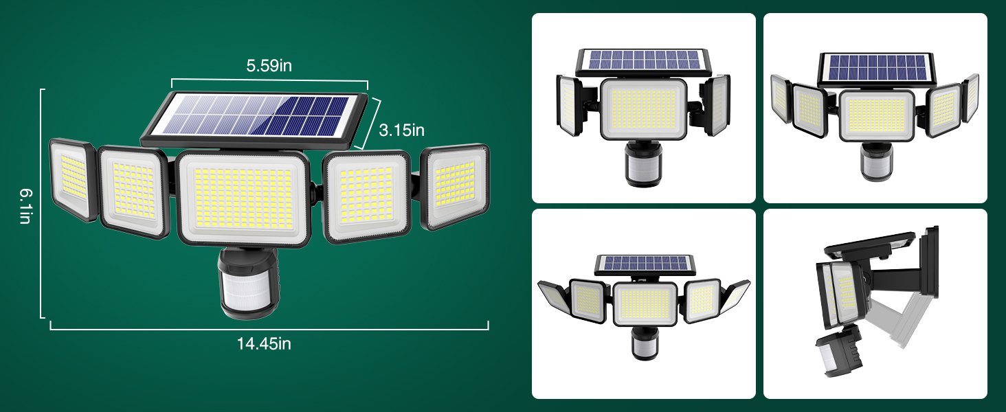adjustable solar lights