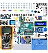 SunFounder Inventor Lab Starter Kit with Original Arduino Uno R3 REV3 Board Multimeter Basic to A...