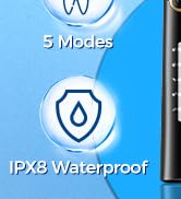 8X Electric Toothbrush Black