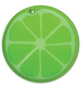 Dexas Citrus Slice Cutting Board/Serving Board 9 inches, Lime