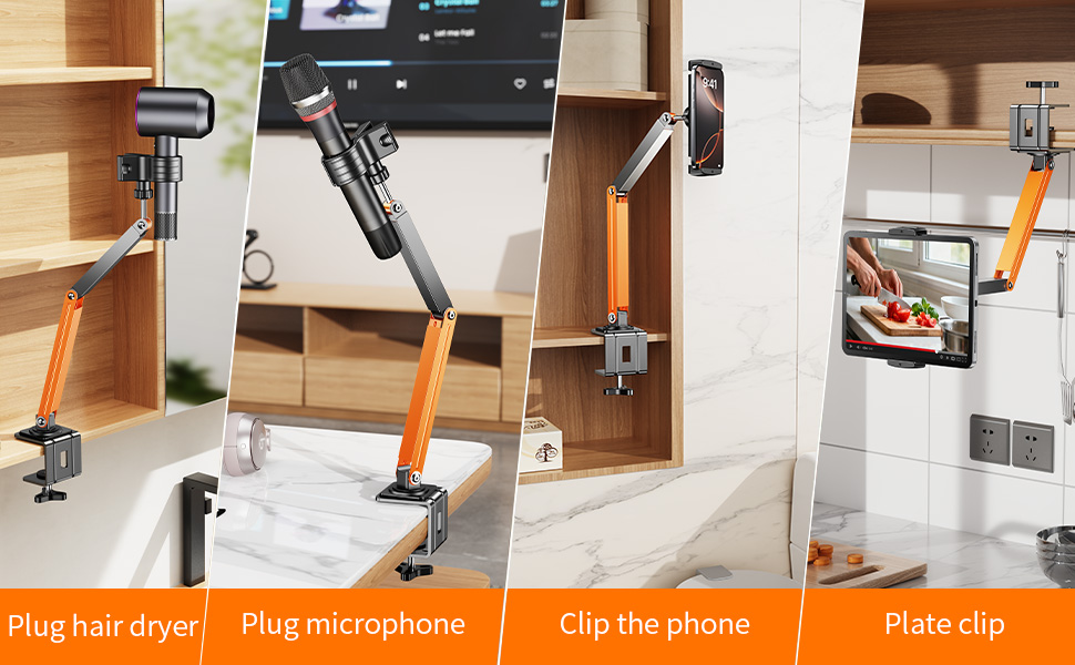 Hair dryer holder &amp;amp; universal for mobile phones and tablets