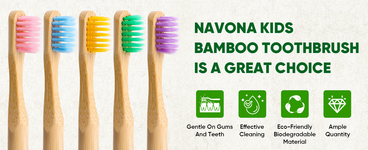 kids toothbrush bamboo toothbrushes