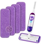 HOMEXCEL Reusable Microfiber Mop Pads for Swiffer PowerMop, Power Mop Pads Refills for 13 ''-15 '...