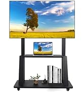 Maiproo Mobile TV Cart Rolling Floor Stand for 32-70 Inch LCD LED OLED Flat Panel Screens Smartbo...