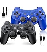 OKHAHA Controller for PS3 Controller Wireless for Sony Playstation 3 Controller, Double Shock 3, ...