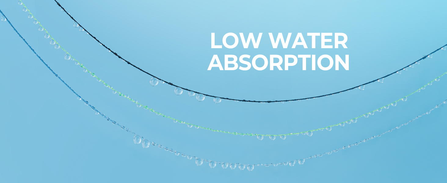 low water absorption mono fishing line