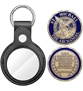 Anwlki St Michael Challenge Coin Saint Michael Archangel Medal Bless Safety Religious Gift with L...