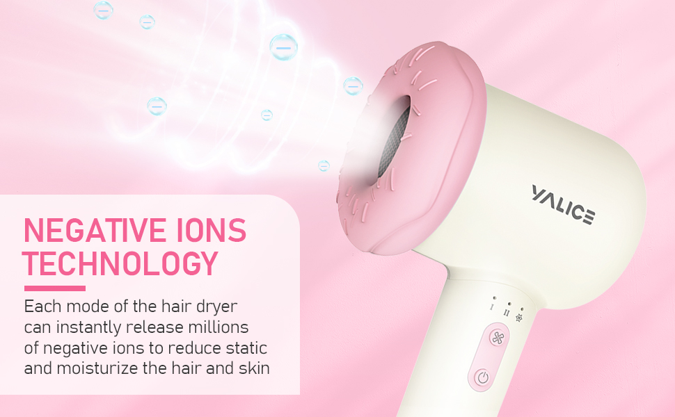 Cordless Kids Hair Dryer K1Pink