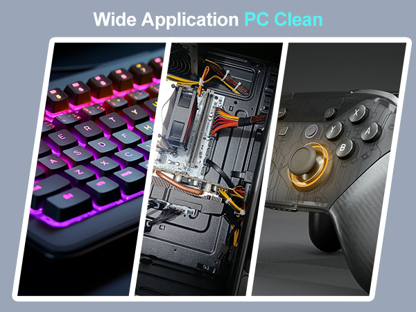 Car Vacuum Portable Cordless Electric Compressed Air Duster 2-in-1 Handheld Rechargeable Air Blower