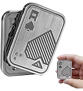 Fidget Toys Adults, EDC Metal Fidget Slider, Magnetic Poker Push Card, Adult Fidget Toy for Anxie...