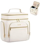 Hanke Large Toiletry Bag for Women Travel, Double Layer Organizer with Wide Opening for Full-Size...