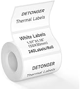 DETONGER Thermal Labels Self-Adhesive Label Sticker Paper for 2 Inch Thermal Label Printers, Idea...