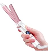 Mini Curling Iron Wand for Short Hair, Ukliss Travel Friendly Dual Voltage Mini Hair Curler, Cera...