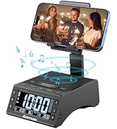 JTEMAN Gifts for Men Women,Cell Phone Stand with Wireless Bluetooth Speaker,Adjustable Cool Tech ...