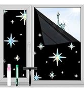 FuFin Total Blackout Window Film with Free Installation Tools, Explosion-Proof PET Material, 100%...