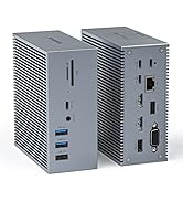 Tiergrade Docking Station 16 in 2 USB C Docking Station for MacBook Pro Air (Not for M1) Dual 4K ...