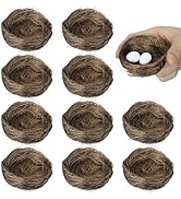 Milisten 16pcs Simulated Bird Nest Mini Artificial Bird Nest Fake Ornament for Christmas Tree Dec...