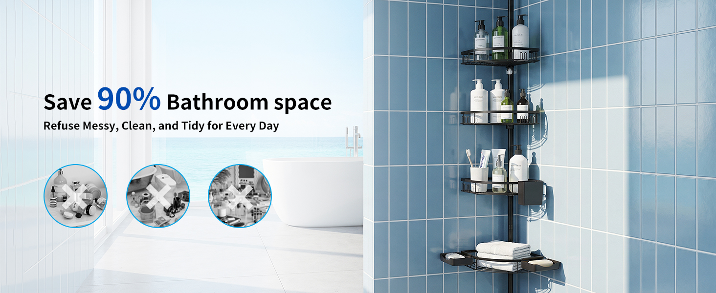 Shower Caddy Tension Pole